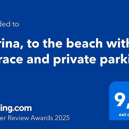 Karina, To The Beach With Terrace And Private Parking Savone Extérieur photo